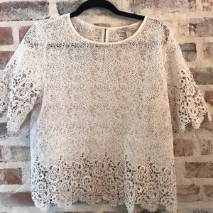 Lace Banana republic top